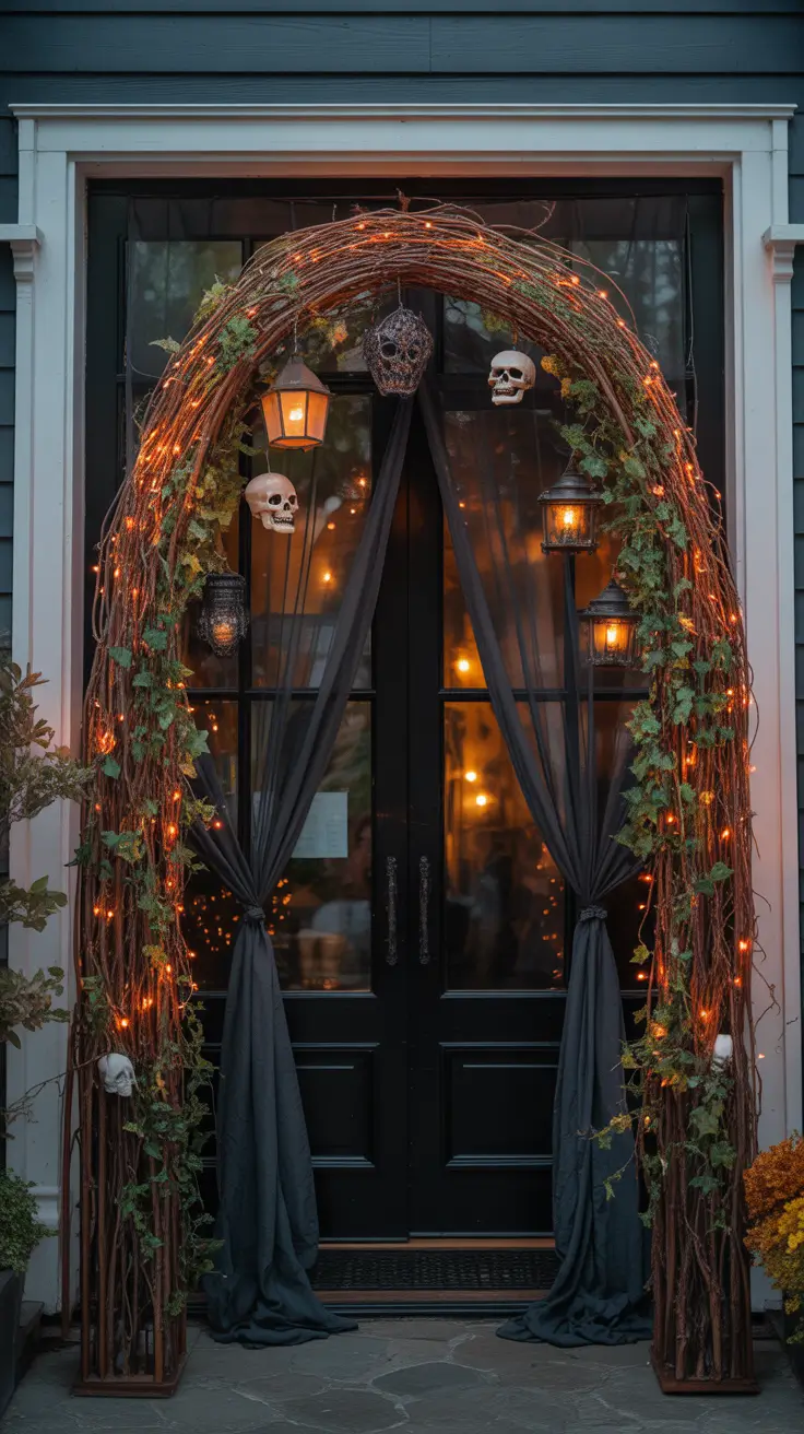 Halloween Home Entry Ideas 2025: Stylish & Spooky Front Porch Inspiration