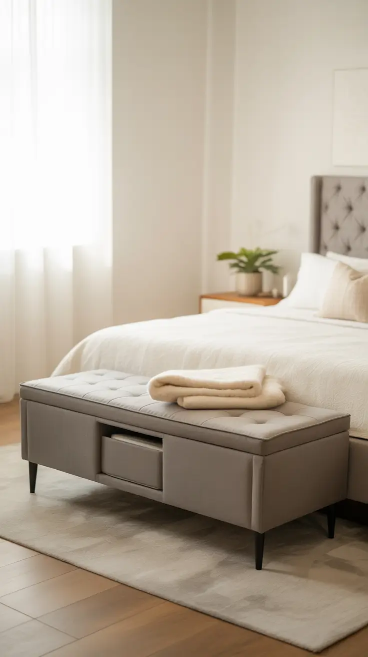 Bedroom Bench Ideas 2026 for Modern, Cozy, and Functional Interiors