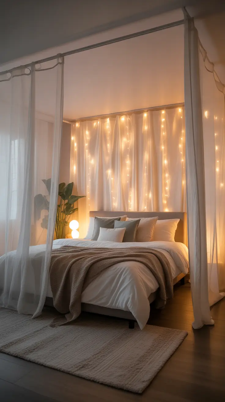 Magical Christmas Lights in the Bedroom 2025 – Cozy and Creative Decor Ideas