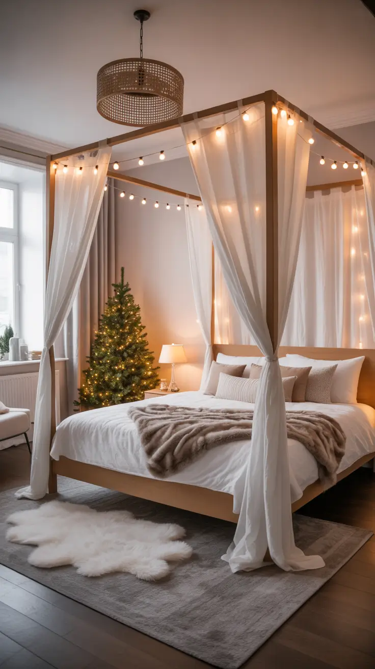 Christmas Bedroom Decor Ideas 2025: Cozy, Trendy & Elegant Holiday Inspiration