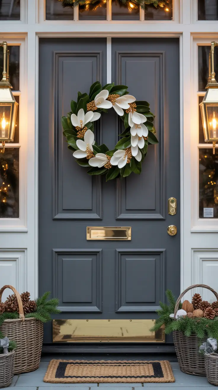 Christmas Wreaths for Front Door Ideas 2025: Unique, Elegant and Rustic Holiday Decor