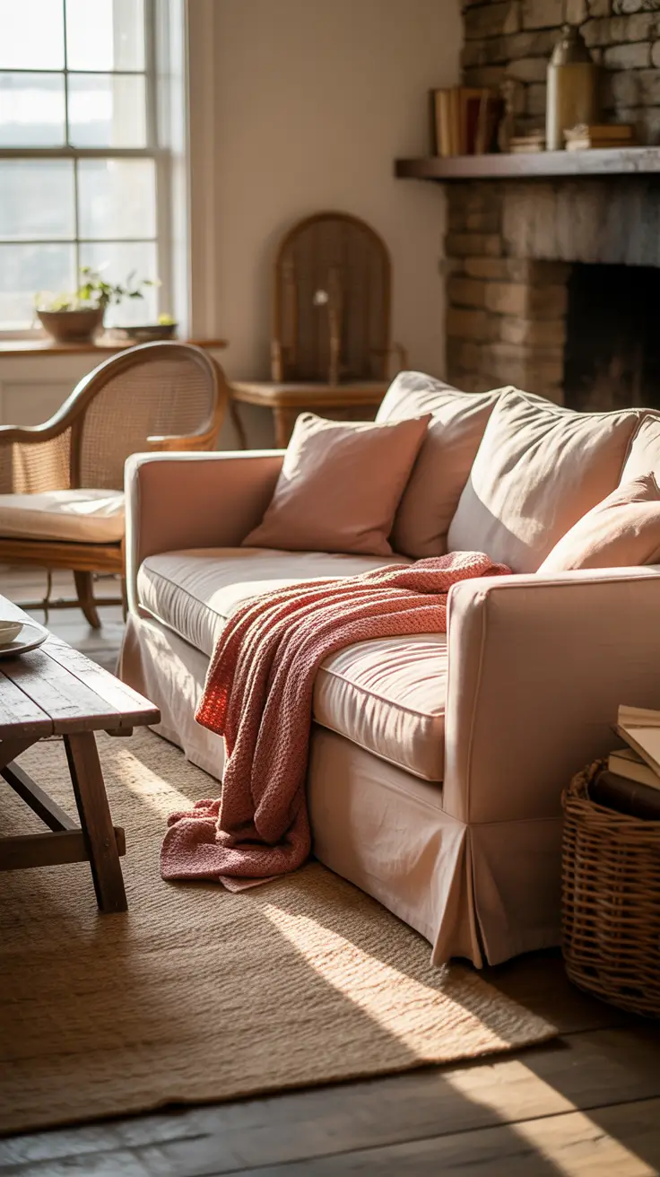 Farmhouse Living Room Ideas 2026 – Cozy, Rustic & Modern Inspirations