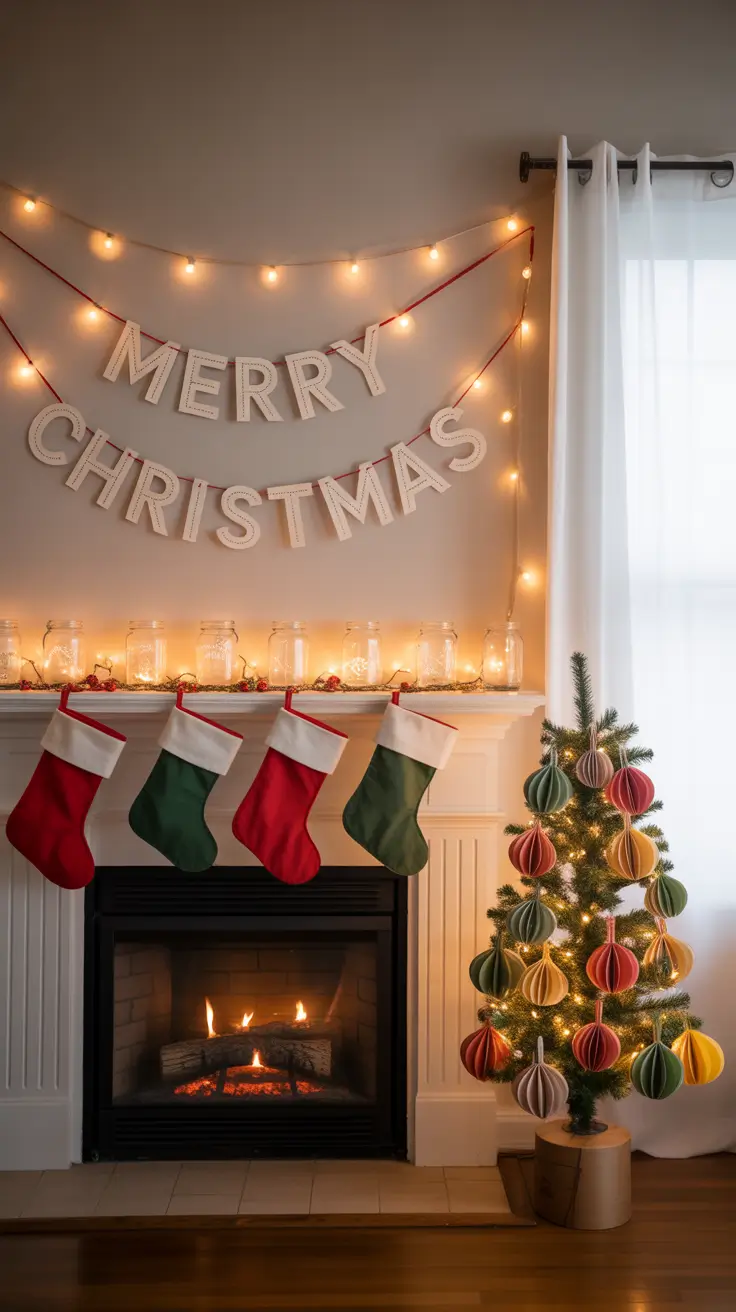 Christmas Mantle Decor Ideas 2025: Elegant, Rustic, and Whimsical Fireplace Inspiration