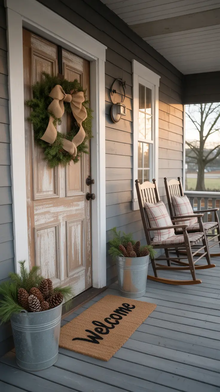 Christmas Wreaths for Front Door Ideas 2025: Unique, Elegant and Rustic Holiday Decor