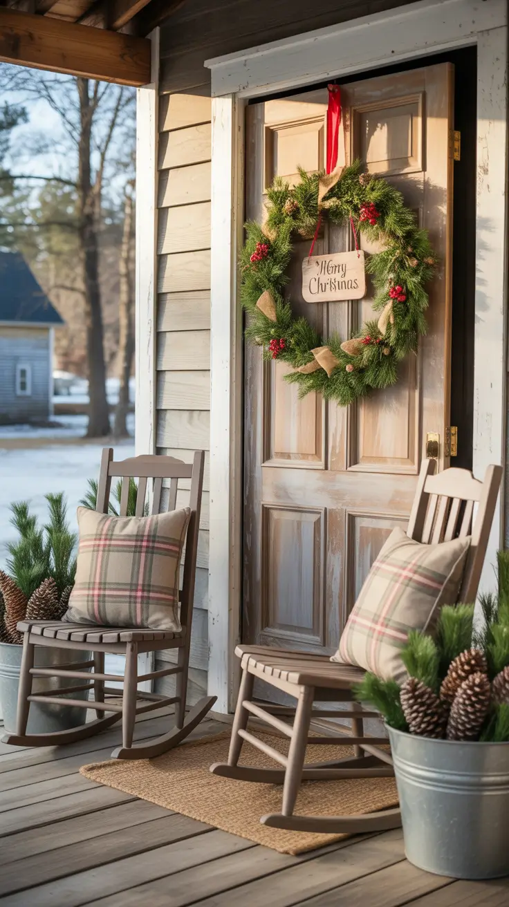 Christmas Wreaths for Front Door Ideas 2025: Unique, Elegant and Rustic Holiday Decor