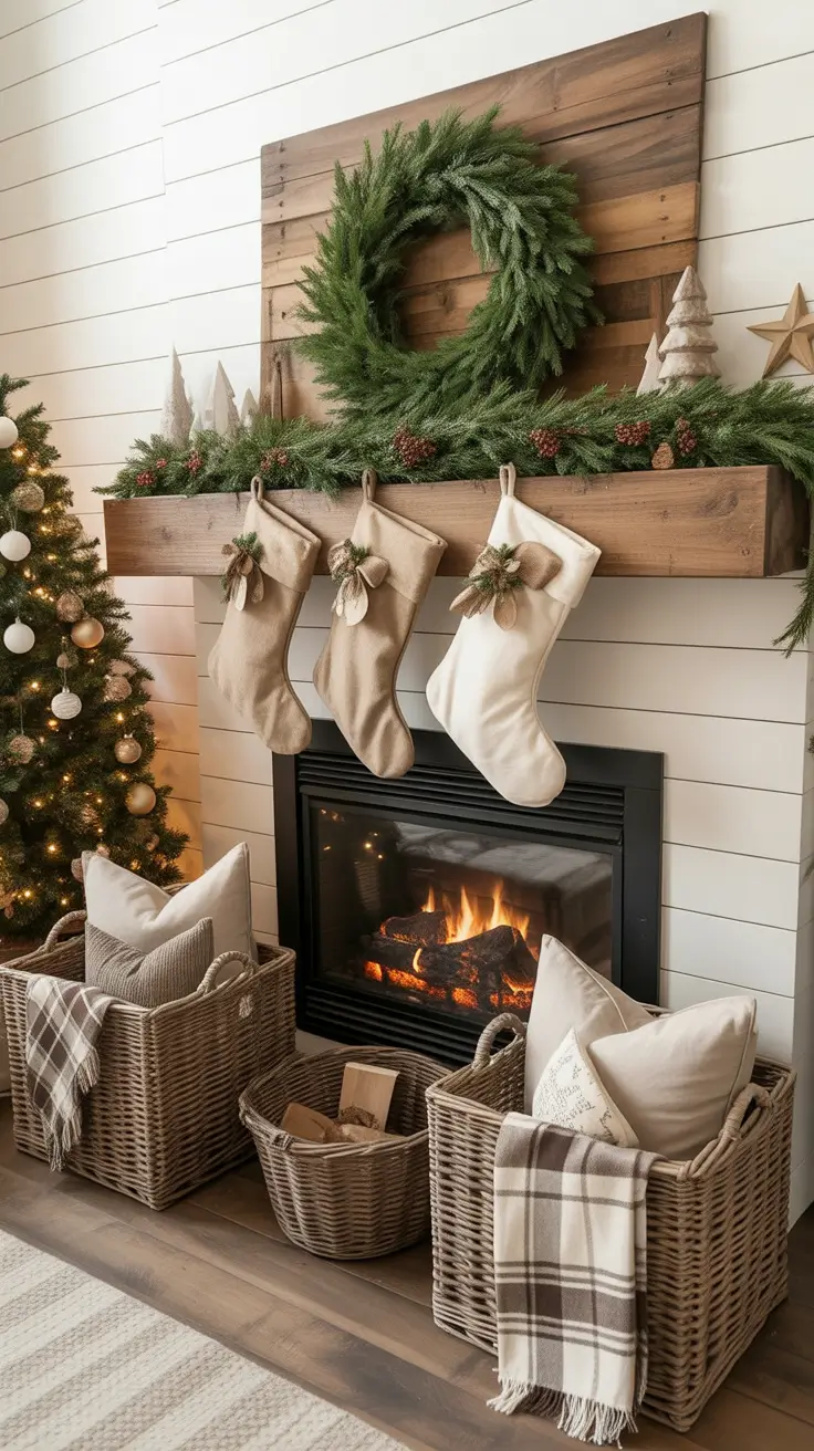 Christmas Fireplace Decor Ideas 2025: Elegant, Cozy, and Creative Holiday Styles