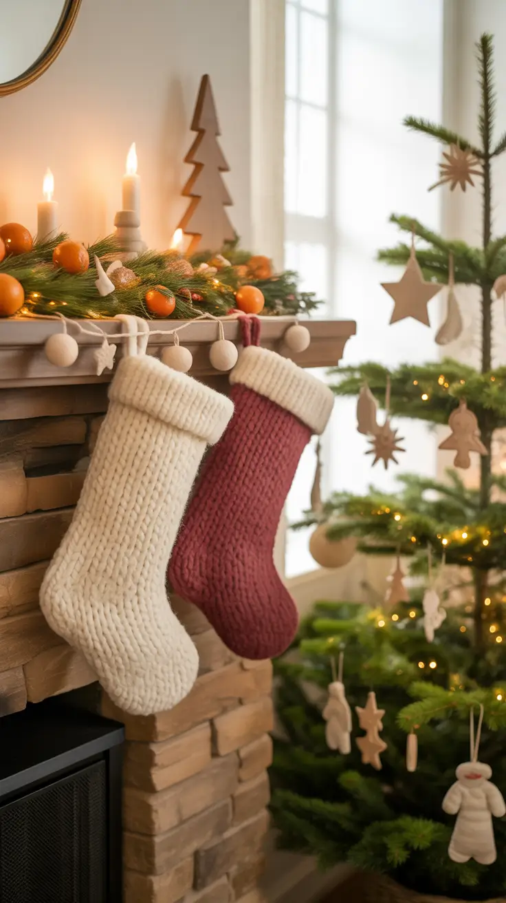 Christmas Mantle Decor Ideas 2025: Elegant, Rustic, and Whimsical Fireplace Inspiration