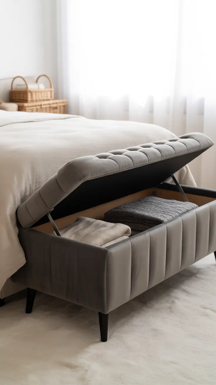 Bedroom Bench Ideas 2026 for Modern, Cozy, and Functional Interiors