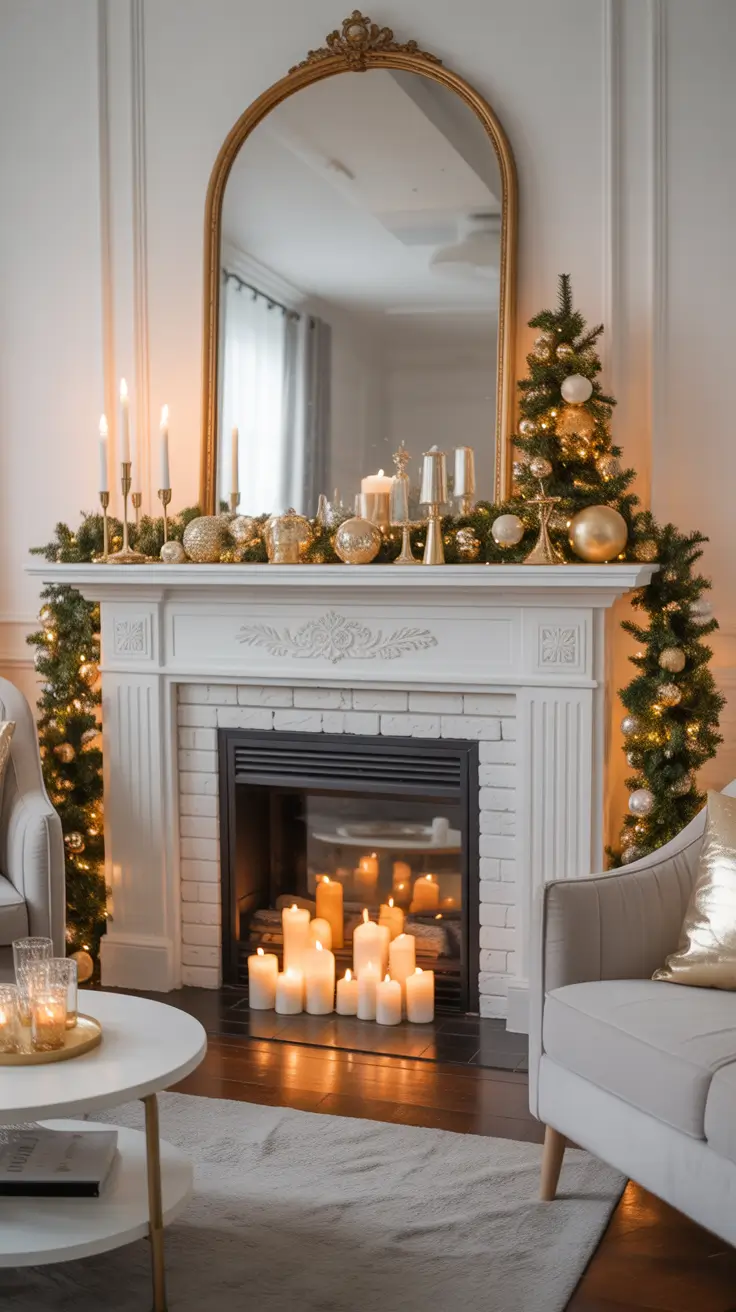 Christmas Mantle Decor Ideas 2025: Elegant, Rustic, and Whimsical Fireplace Inspiration