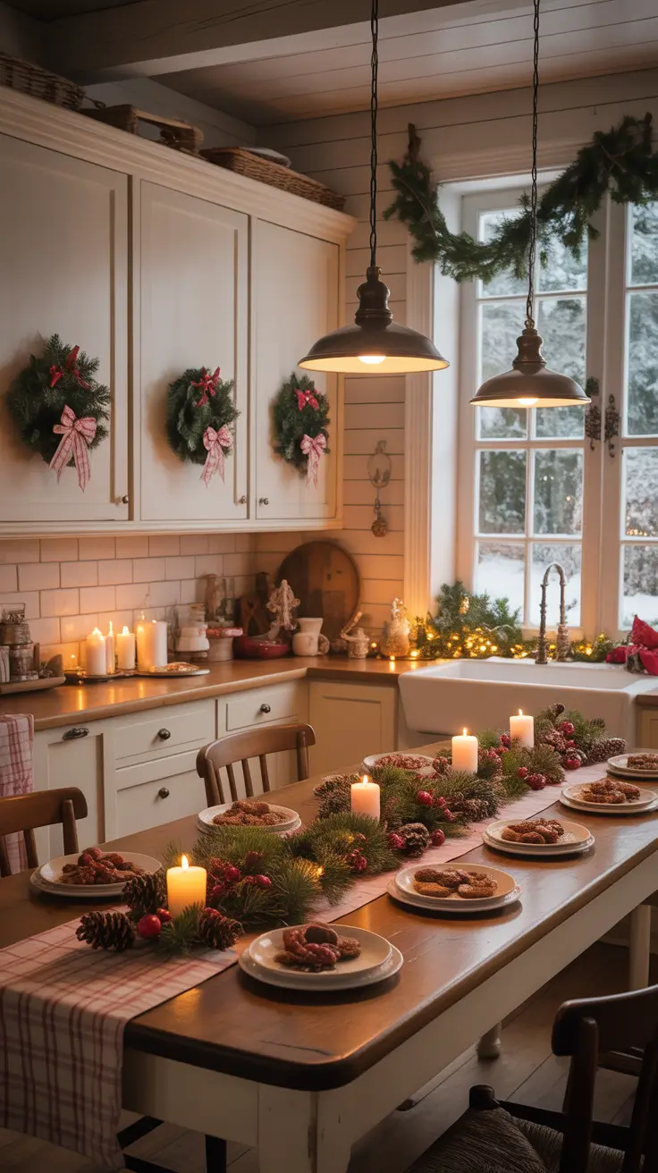 Christmas Kitchen Decor Ideas 2025 – Stylish and Festive Trends for a Cozy Holiday Home