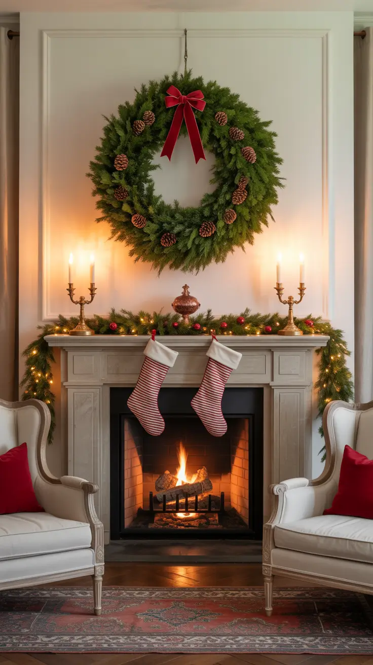 Christmas Fireplace Decor Ideas 2025: Elegant, Cozy, and Creative Holiday Styles