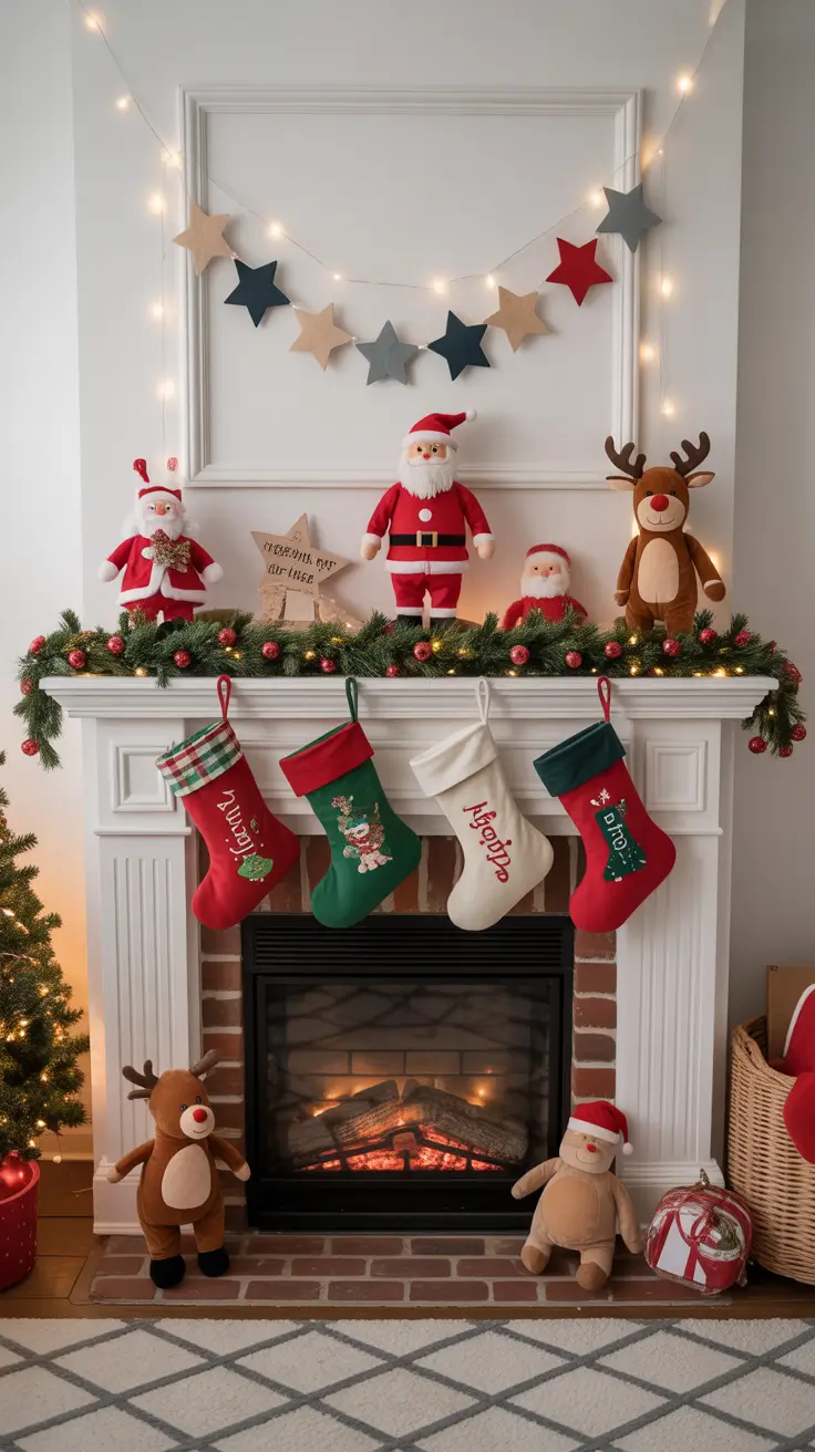 Christmas Mantle Decor Ideas 2025: Elegant, Rustic, and Whimsical Fireplace Inspiration
