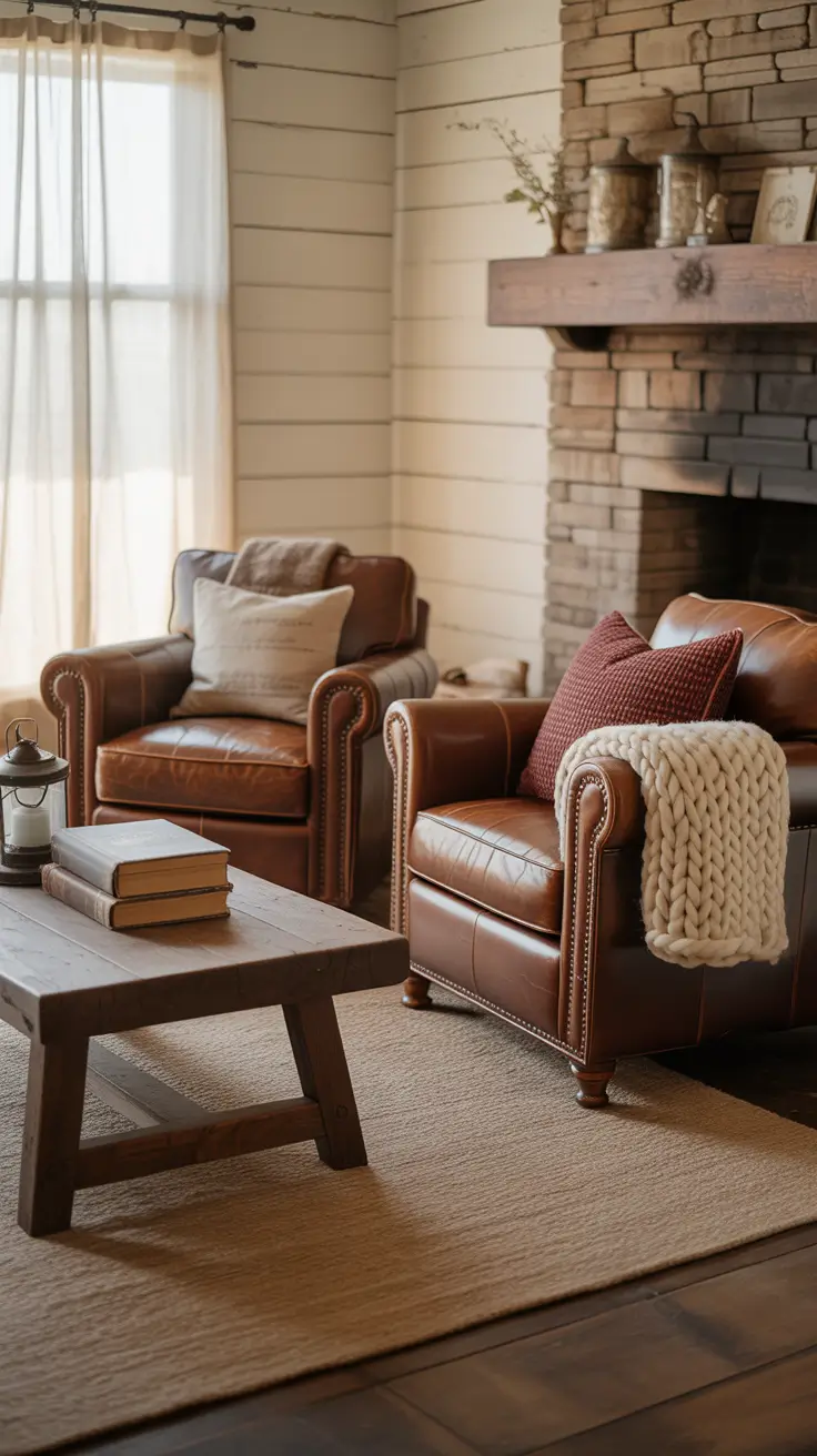 Farmhouse Living Room Ideas 2026 – Cozy, Rustic & Modern Inspirations