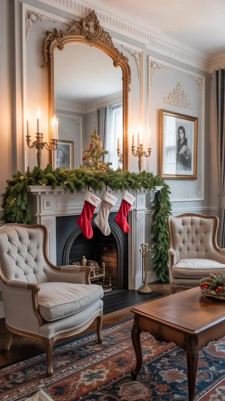 Christmas Fireplace Decor Ideas 2025: Elegant, Cozy, and Creative Holiday Styles