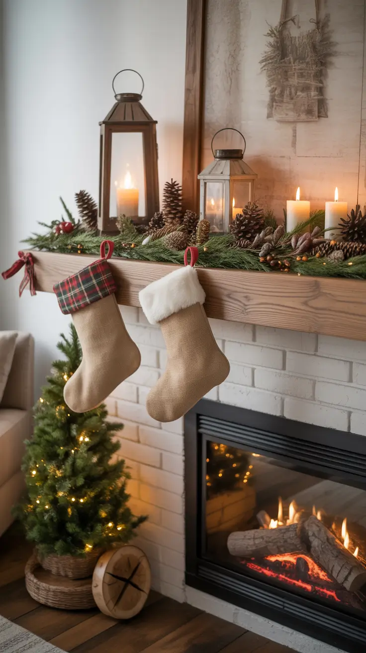 Christmas Mantle Decor Ideas 2025: Elegant, Rustic, and Whimsical Fireplace Inspiration