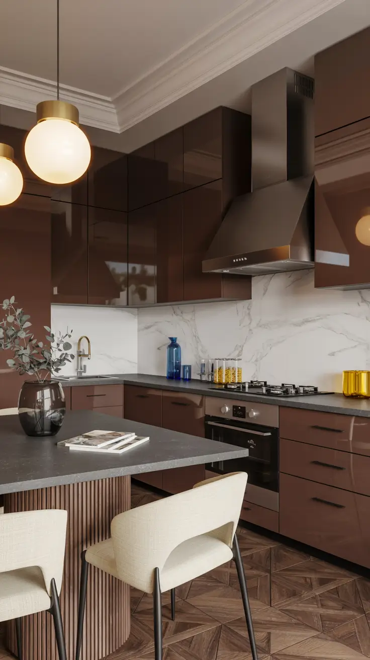 Brown Kitchen Ideas 2026: Modern Dark and Rustic Decor Inspiration