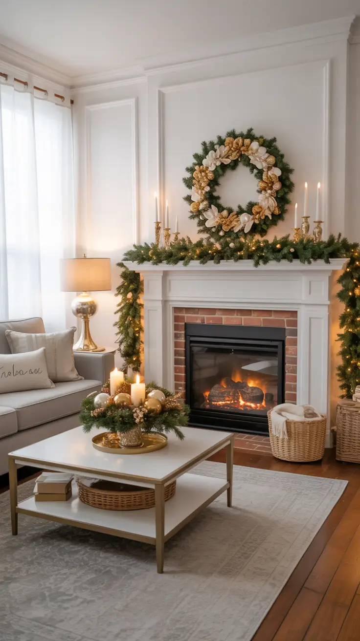Christmas Mantle Decor Ideas 2025: Elegant, Rustic, and Whimsical Fireplace Inspiration
