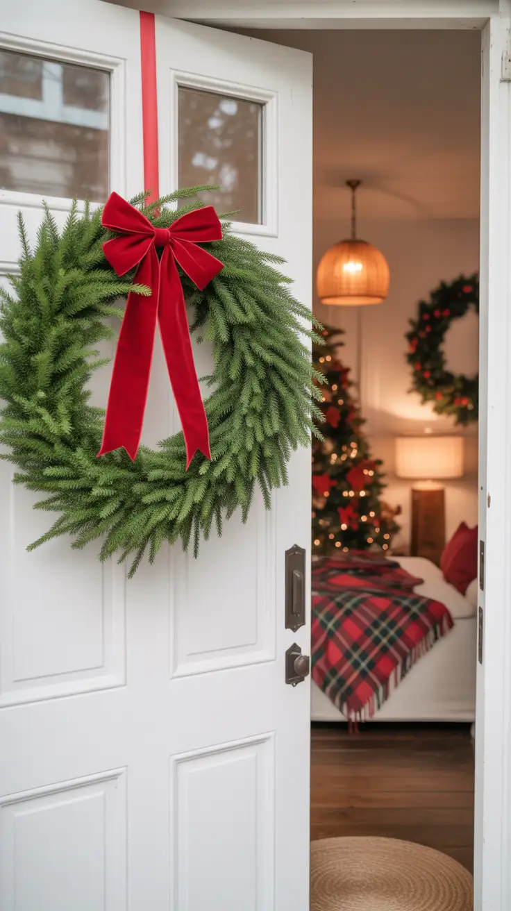 Christmas Wreaths for Front Door Ideas 2025: Unique, Elegant and Rustic Holiday Decor