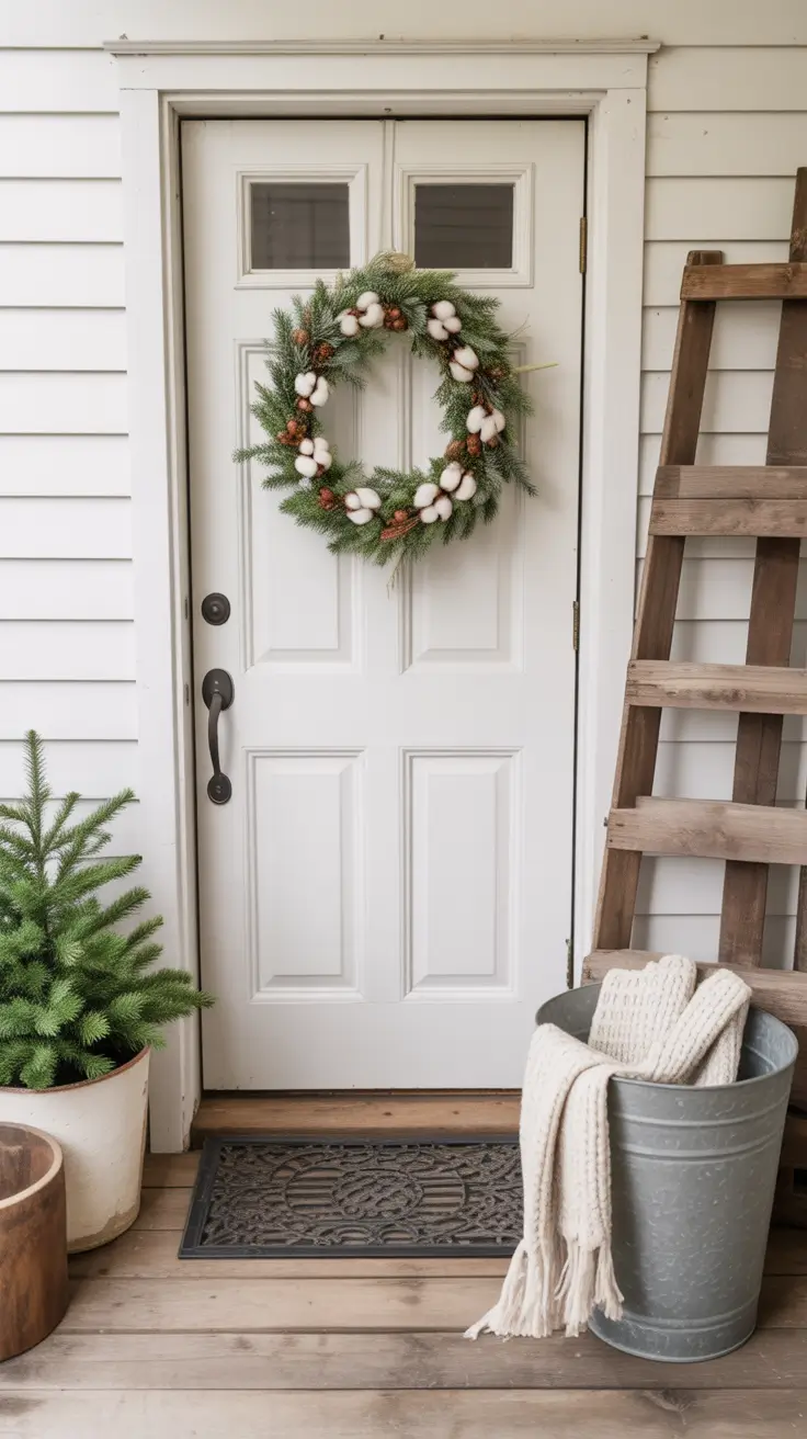 Christmas Wreaths for Front Door Ideas 2025: Unique, Elegant and Rustic Holiday Decor