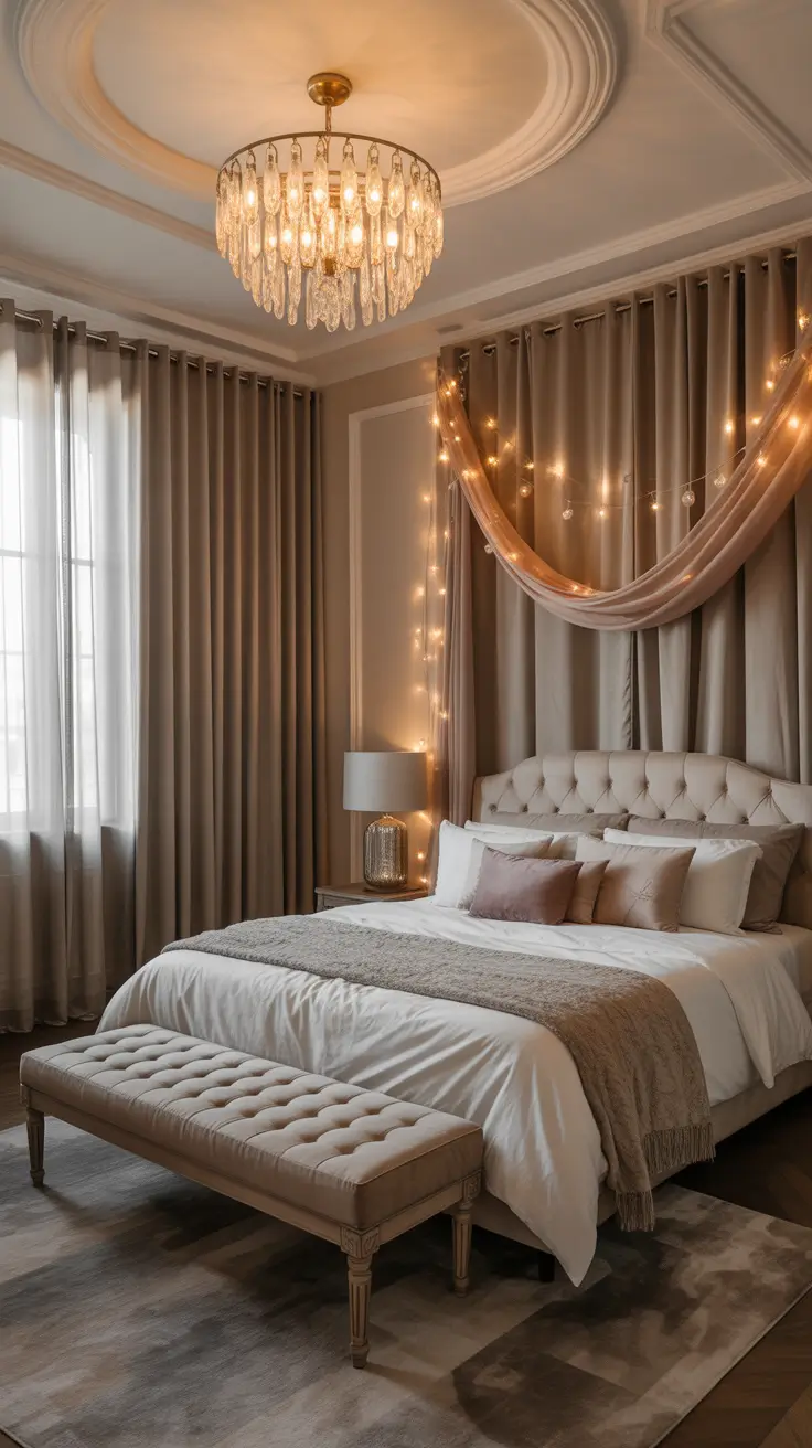 Magical Christmas Lights in the Bedroom 2025 – Cozy and Creative Decor Ideas