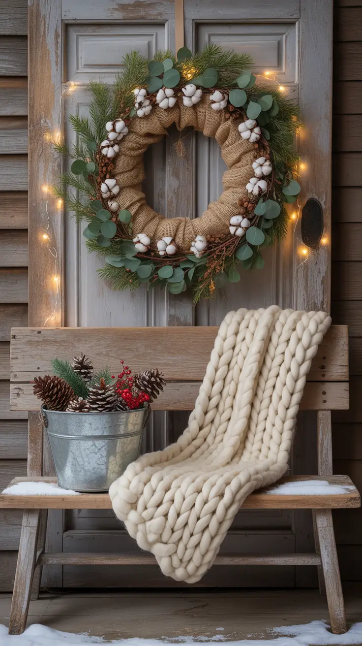 Christmas Wreaths for Front Door Ideas 2025: Unique, Elegant and Rustic Holiday Decor