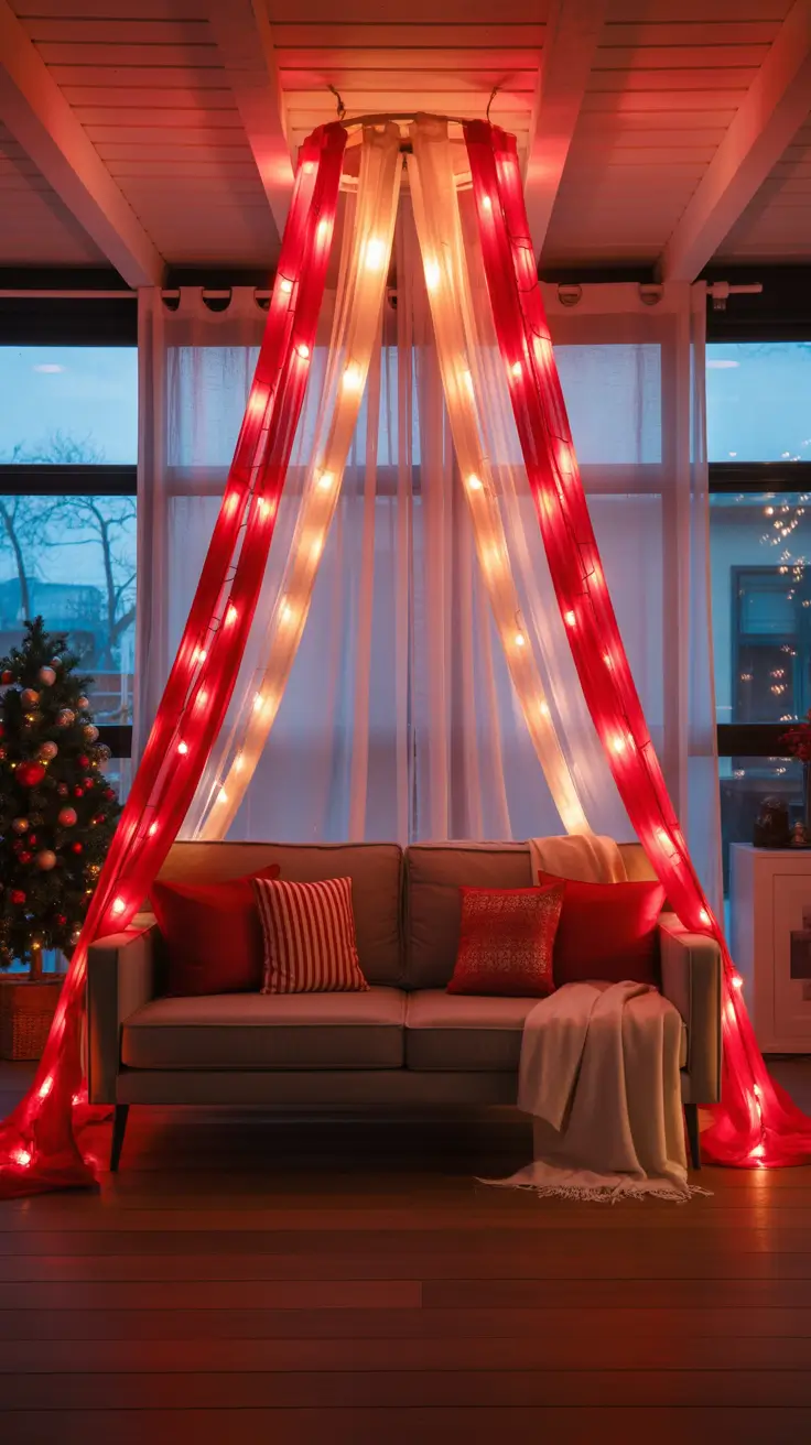 Red and White Christmas Lights 2025 – Inspiring House Ideas for Indoors and Outdoors