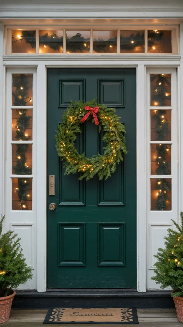 Christmas Wreaths for Front Door Ideas 2025: Unique, Elegant and Rustic Holiday Decor