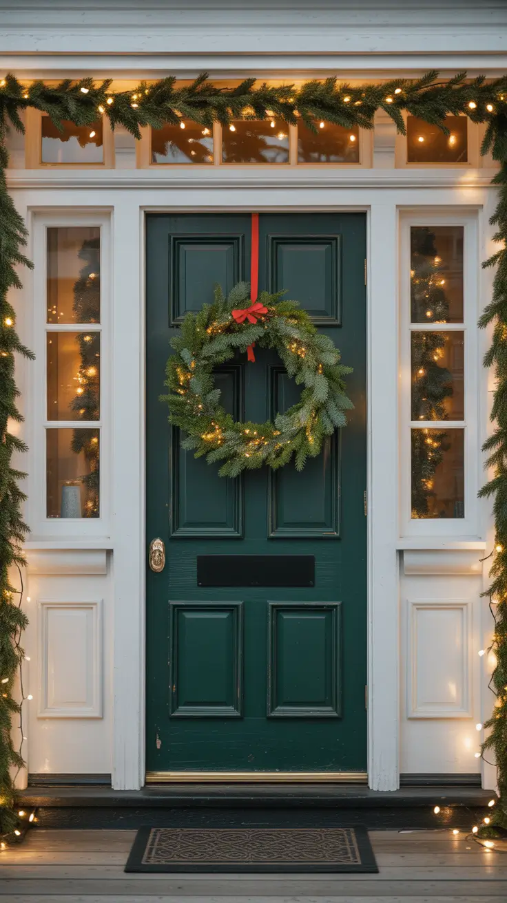 Christmas Wreaths for Front Door Ideas 2025: Unique, Elegant and Rustic Holiday Decor