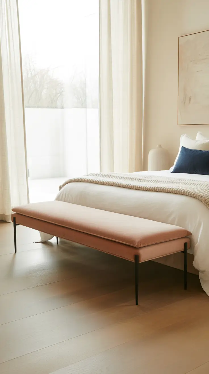 Bedroom Bench Ideas 2026 for Modern, Cozy, and Functional Interiors