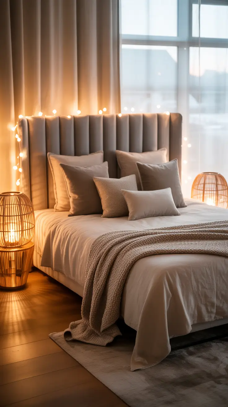 Magical Christmas Lights in the Bedroom 2025 – Cozy and Creative Decor Ideas