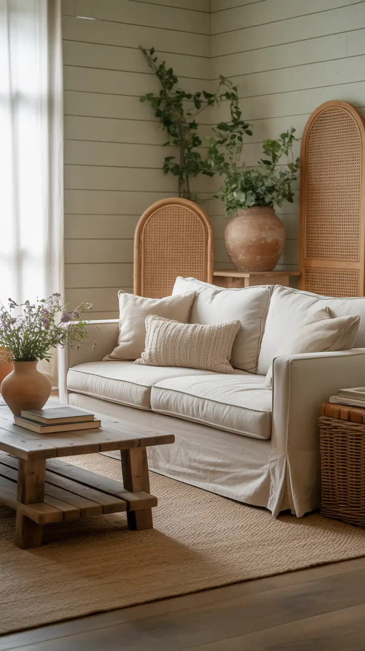 Farmhouse Living Room Ideas 2026 – Cozy, Rustic & Modern Inspirations