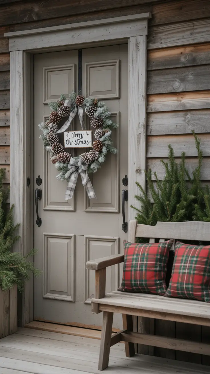 Christmas Wreaths for Front Door Ideas 2025: Unique, Elegant and Rustic Holiday Decor