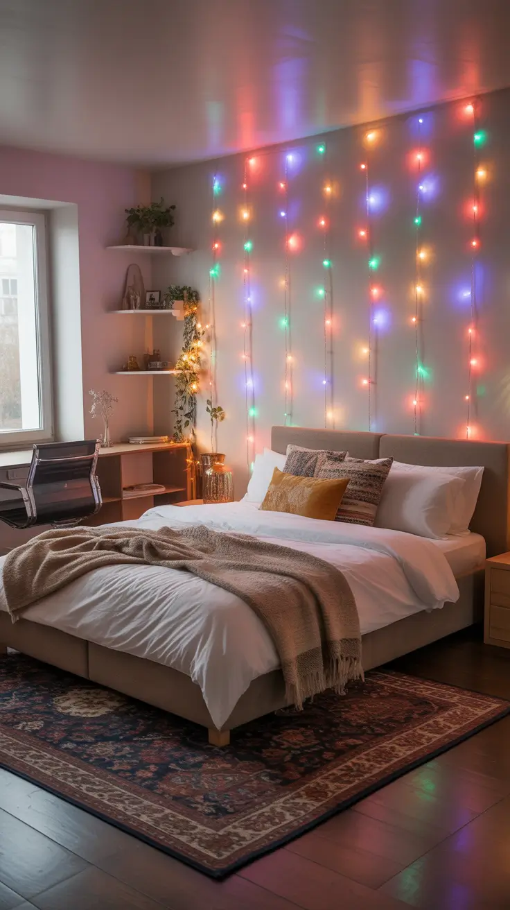 Magical Christmas Lights in the Bedroom 2025 – Cozy and Creative Decor Ideas