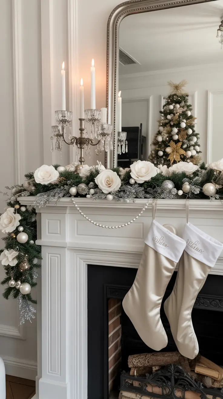 Christmas Mantle Decor Ideas 2025: Elegant, Rustic, and Whimsical Fireplace Inspiration
