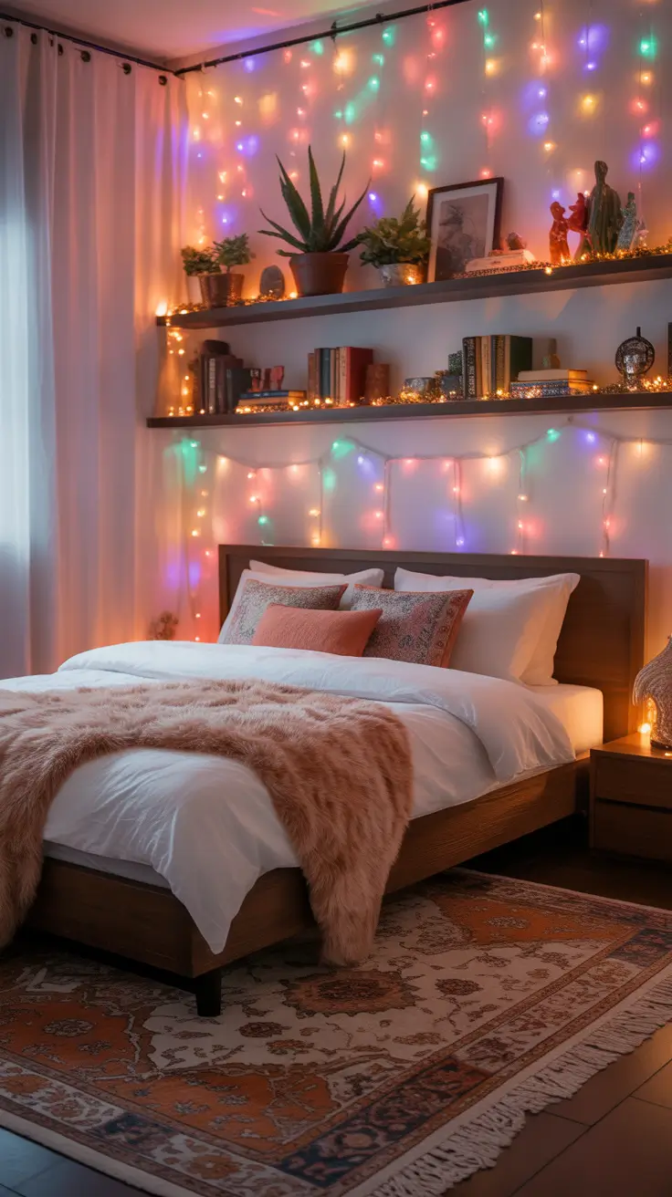 Magical Christmas Lights in the Bedroom 2025 – Cozy and Creative Decor Ideas