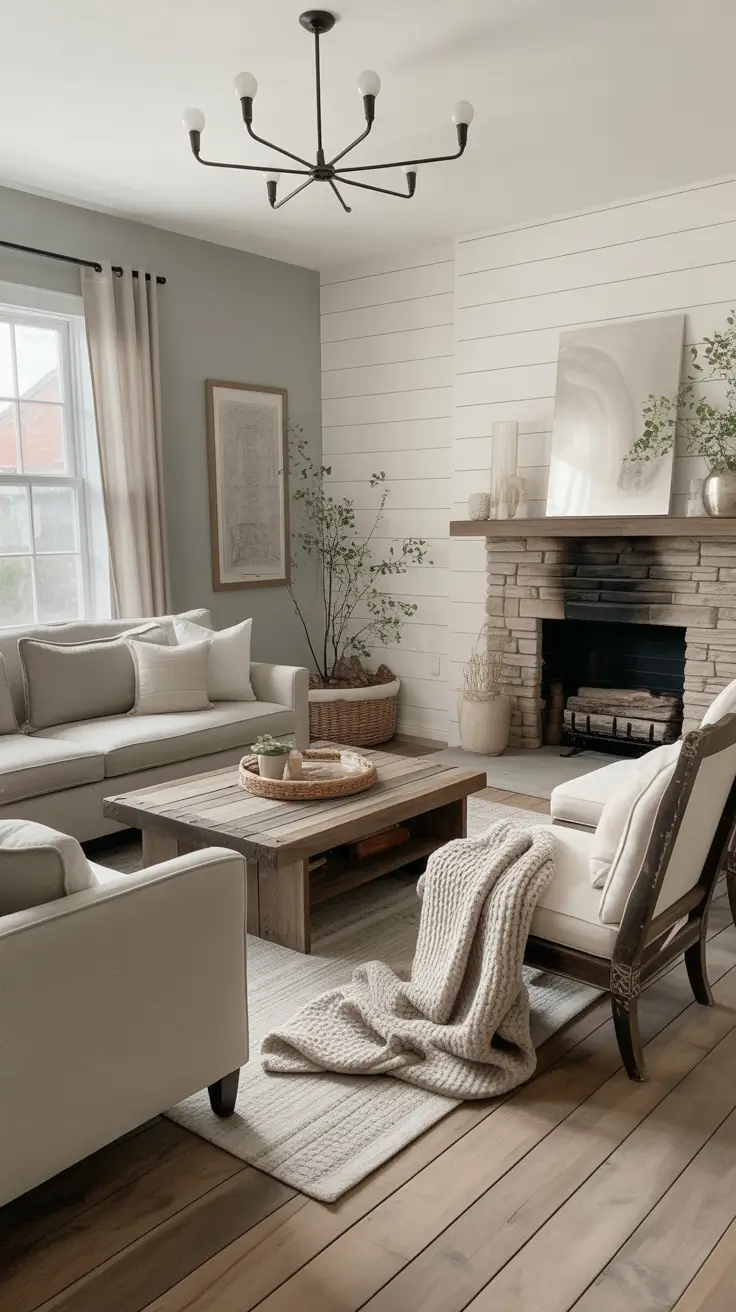 Farmhouse Living Room Ideas 2026 – Cozy, Rustic & Modern Inspirations