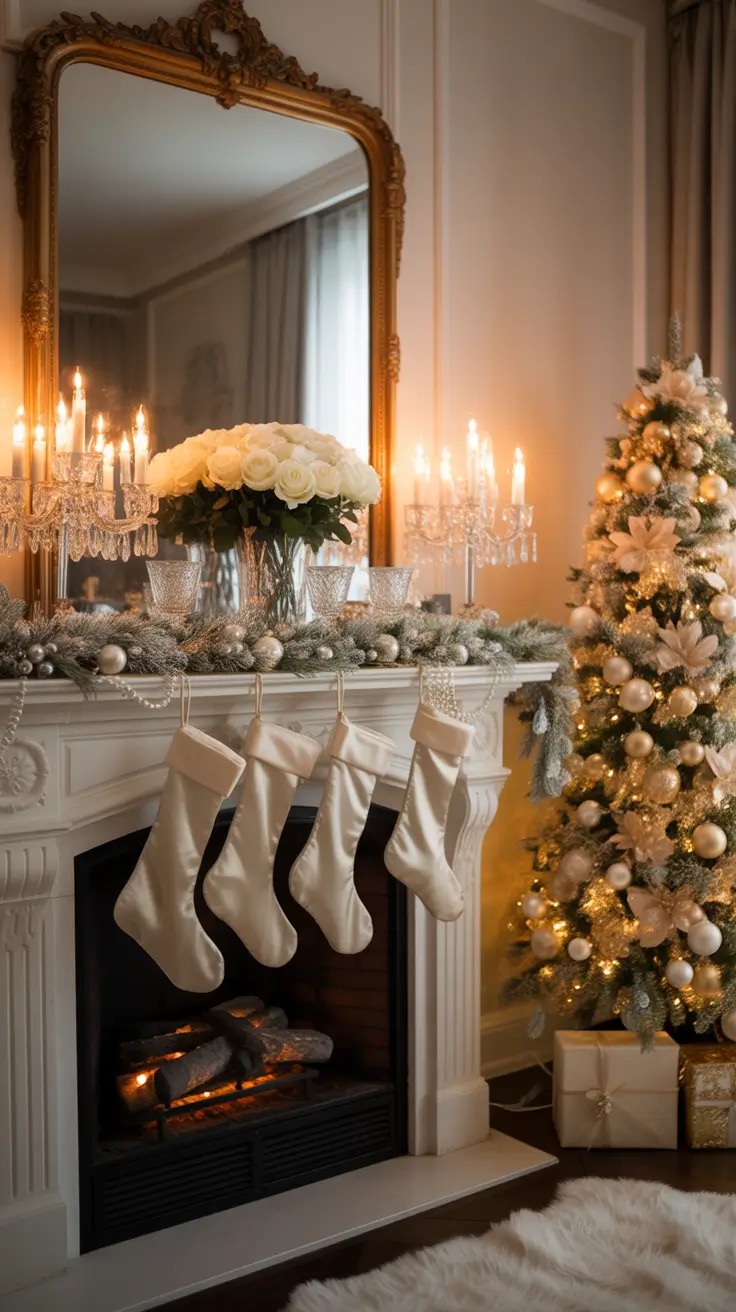 Christmas Mantle Decor Ideas 2025: Elegant, Rustic, and Whimsical Fireplace Inspiration