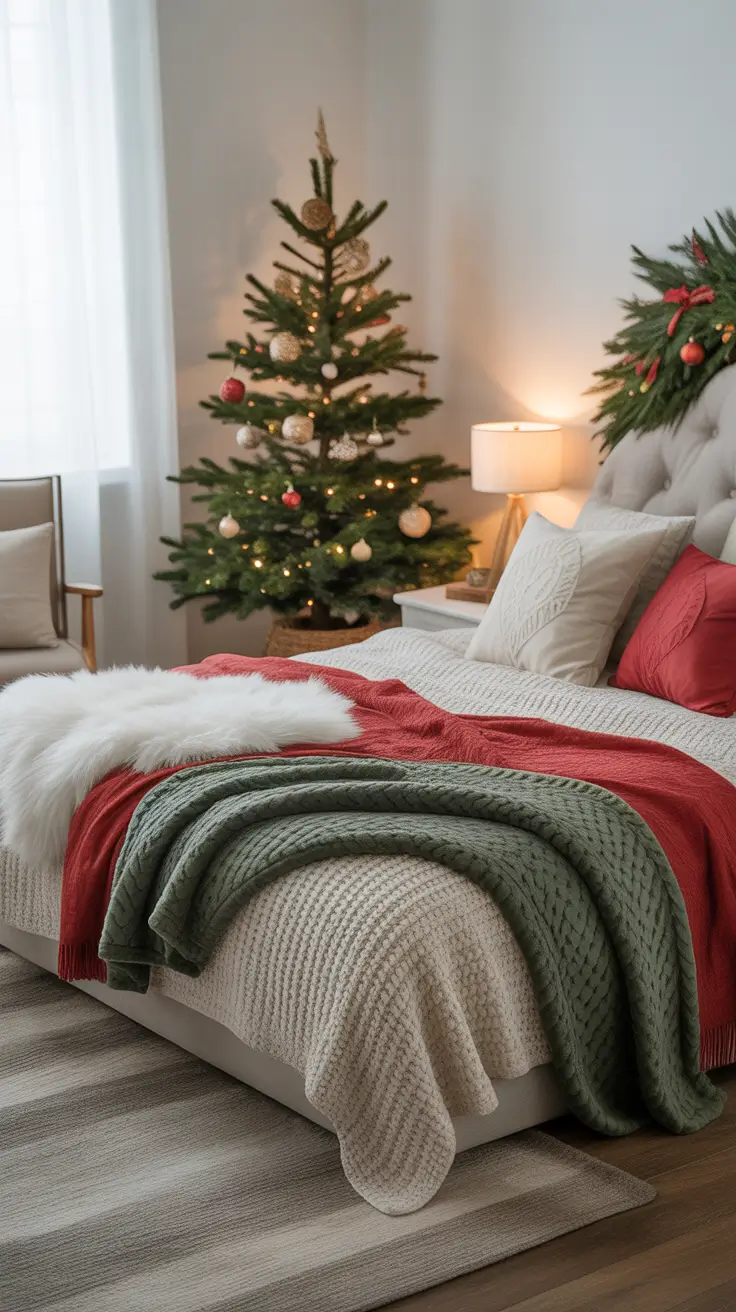 Christmas Bedroom Decor Ideas 2025: Cozy, Trendy & Elegant Holiday Inspiration