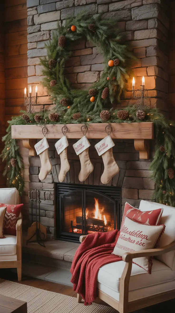 Christmas Fireplace Decor Ideas 2025: Elegant, Cozy, and Creative Holiday Styles