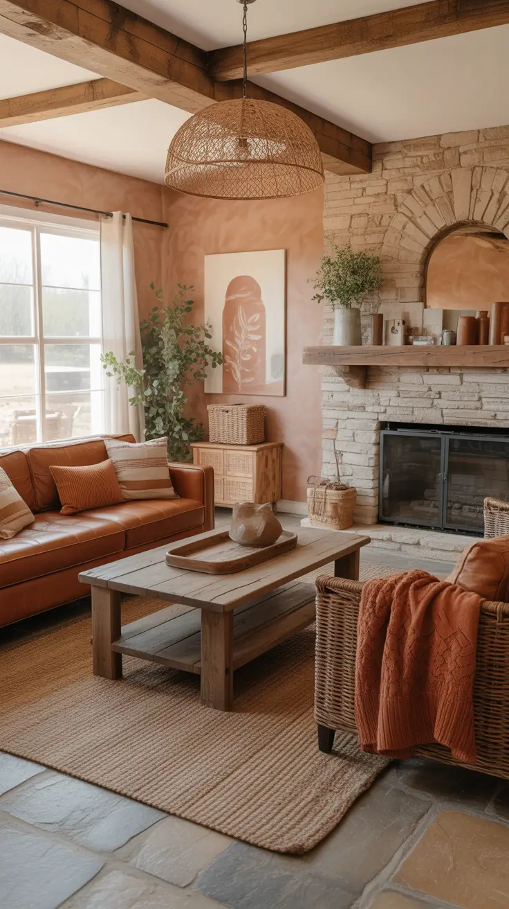 Farmhouse Living Room Ideas 2026 – Cozy, Rustic & Modern Inspirations