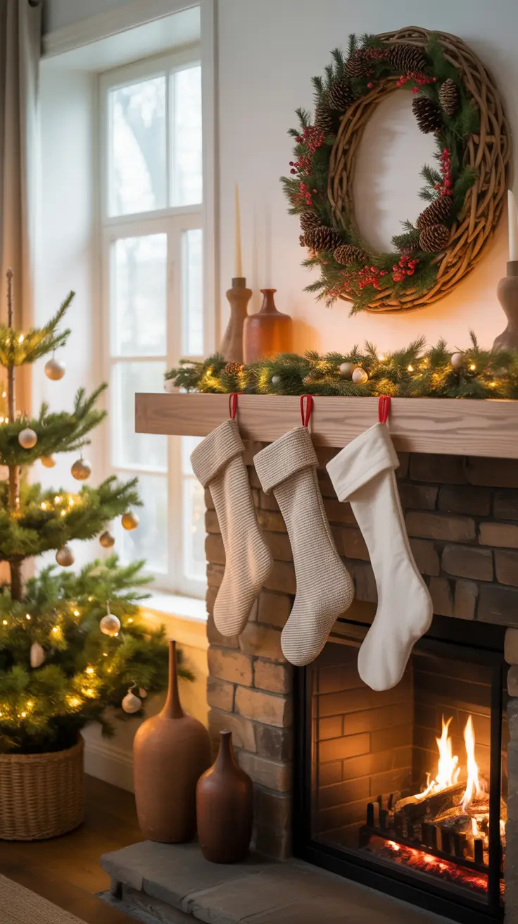 Christmas Mantle Decor Ideas 2025: Elegant, Rustic, and Whimsical Fireplace Inspiration