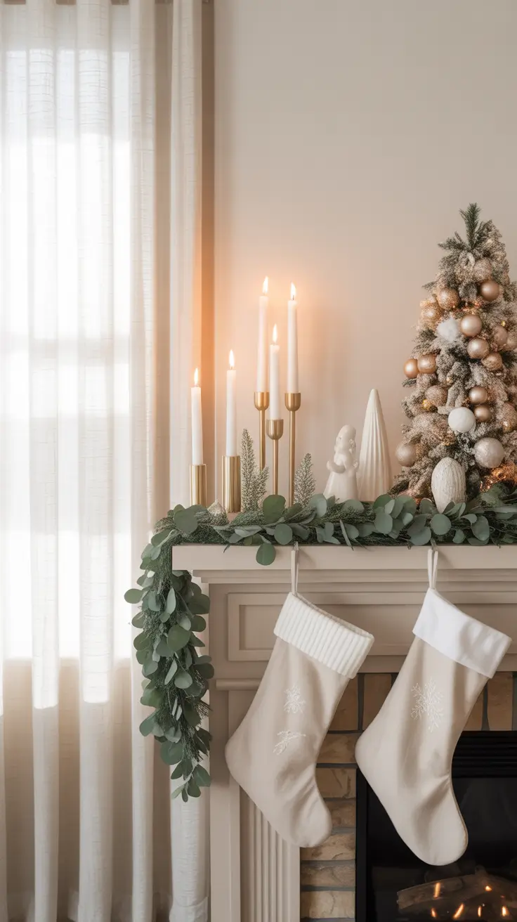 Christmas Mantle Decor Ideas 2025: Elegant, Rustic, and Whimsical Fireplace Inspiration
