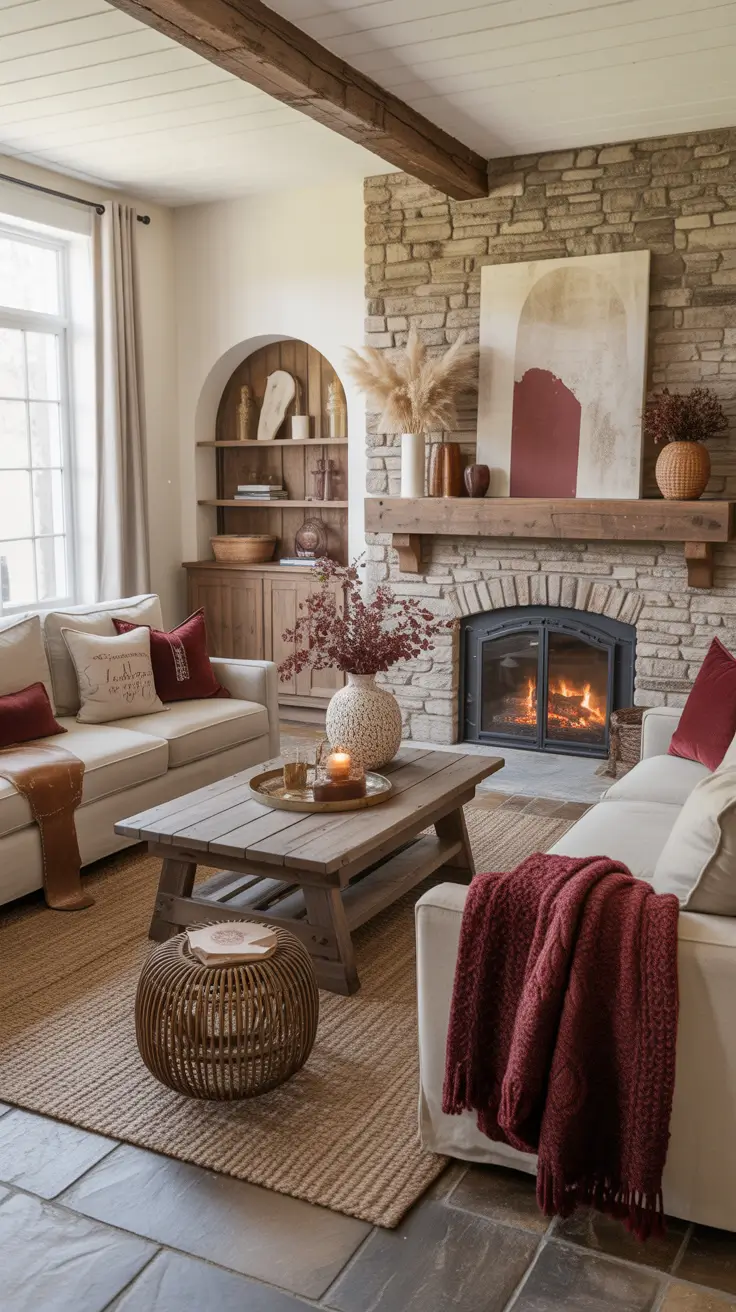 Farmhouse Living Room Ideas 2026 – Cozy, Rustic & Modern Inspirations