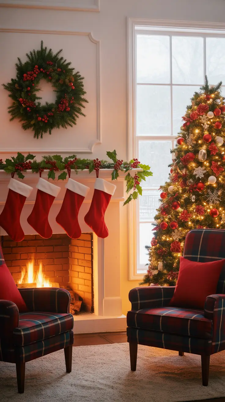 Christmas Fireplace Decor Ideas 2025: Elegant, Cozy, and Creative Holiday Styles
