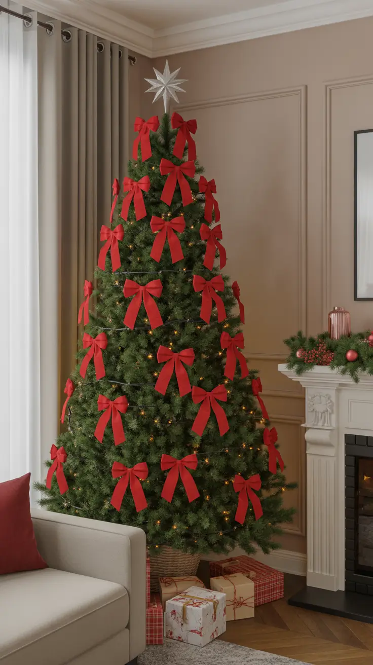Red and Silver Christmas Tree 2025 — Elegant, Classic, and Festive Decor Ideas for a Modern Home