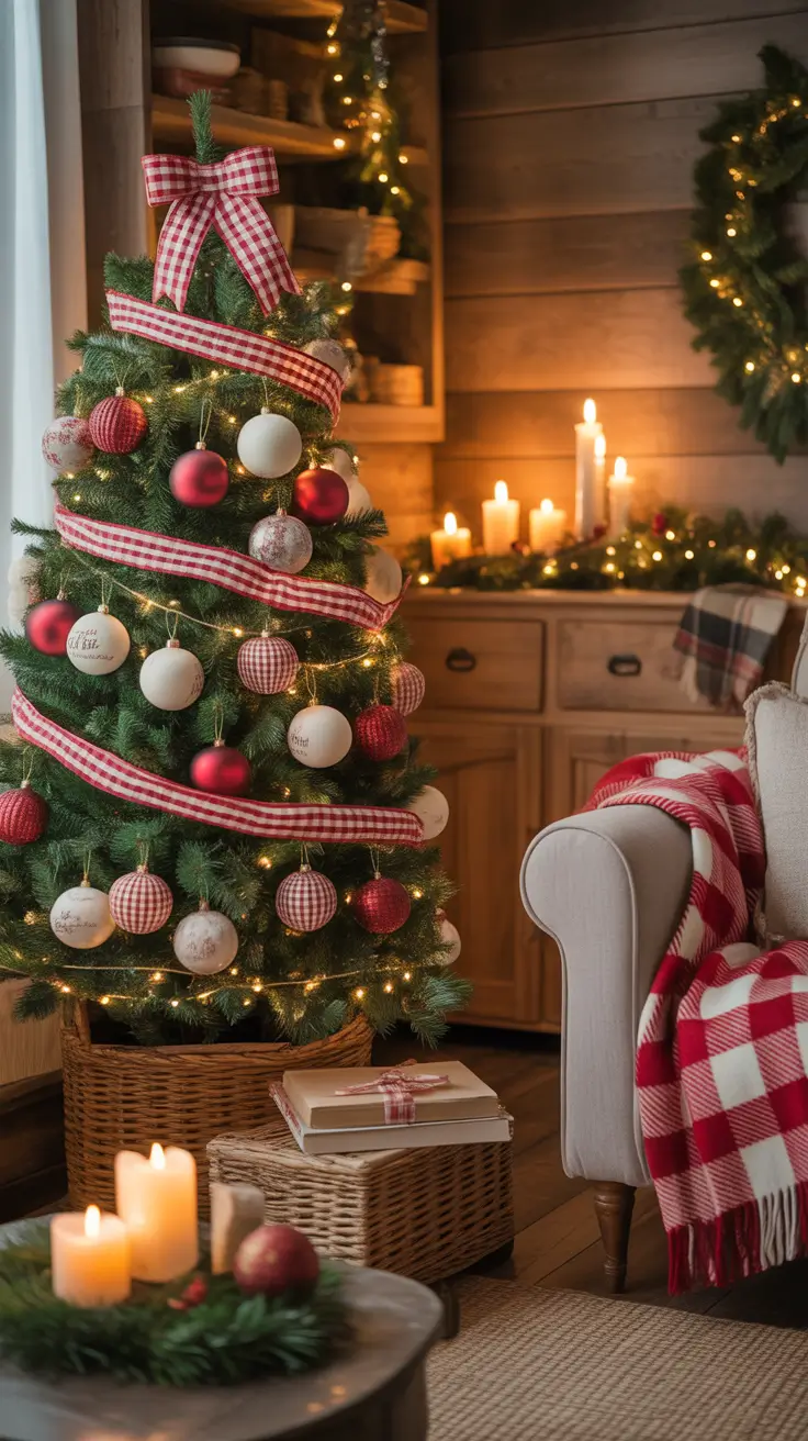 Red and White Christmas Tree 2025: Elegant and Minimalistic Holiday Decor Ideas