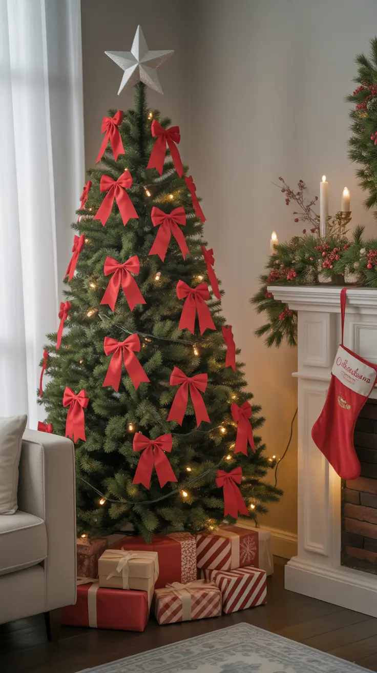 Red and Silver Christmas Tree 2025 — Elegant, Classic, and Festive Decor Ideas for a Modern Home