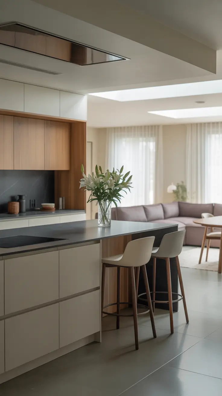 Open Kitchen Makeover Ideas 2026 for Modern Dining and Living Room Spaces