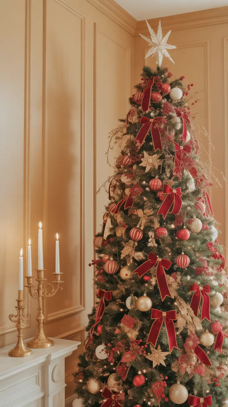 Red and White Christmas Tree 2025: Elegant and Minimalistic Holiday Decor Ideas