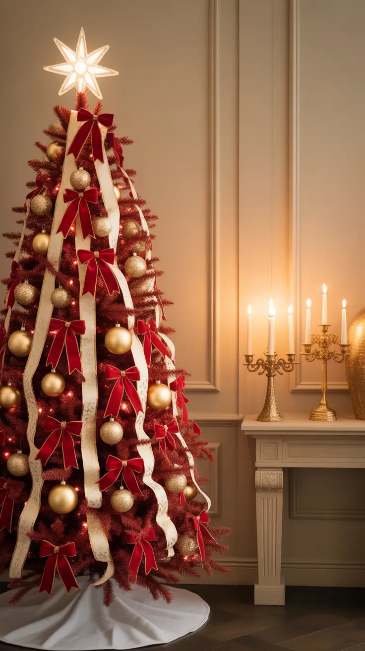 Red and White Christmas Tree 2025: Elegant and Minimalistic Holiday Decor Ideas